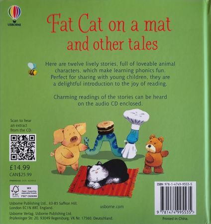 9781474995535 Usborne Fat cat on a mat and other tales with CD [6]