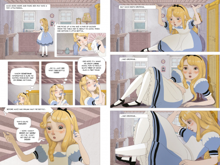 9781474952446 Usborne Alice in Wonderland Graphic Novel [1]
