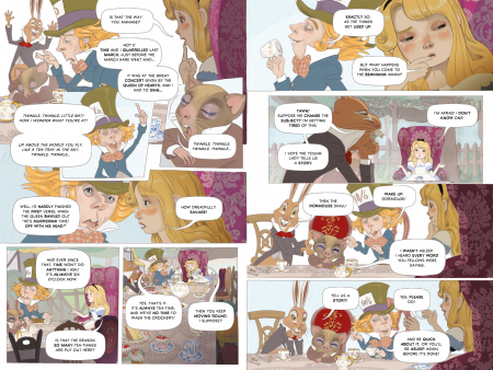 9781474952446 Usborne Alice in Wonderland Graphic Novel [3]