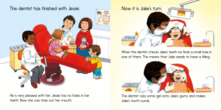 Povestea "First Experiences: Going to the Dentist", 2 ani+, Usborne [3]