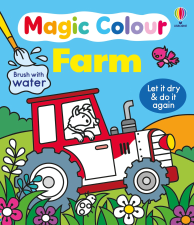 Carti de pictat cu apa (magic painting) - 9781836042211 Usborne Magic Colour Farm