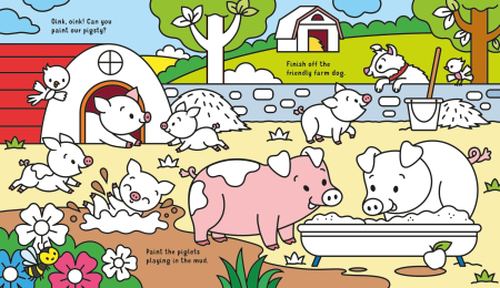 9781836042211 Usborne Magic Colour Farm [3]