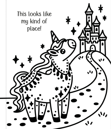 9781836040989 Usborne First Magic Painting Cute Unicorns [1]