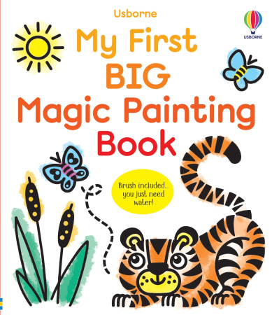 Carti de pictat cu apa (magic painting) - 9781836043355 Usborne My First Big Magic Painting Book