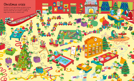 9781803705057 Usborne Book and Jigsaw Christmas Maze [4]