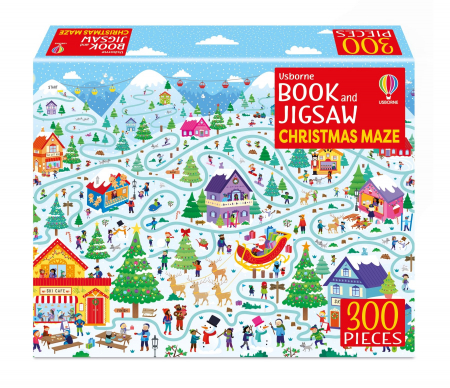 Activitati Usborne - 9781803705057 Usborne Book and Jigsaw Christmas Maze