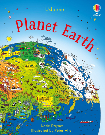 Puzzle + atlas Planeta Pamant, 300 de piese, "Planet Earth jigsaw", Usborne [2]