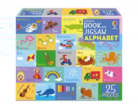 Puzzle - 9781835400586 Usborne Book and Jigsaw Alphabet