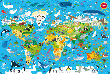 9781805072898 Usborne Book and Jigsaw Animals of the World [1]