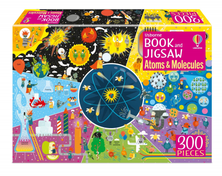 Puzzle - 9781803704784 Usborne Book and Jigsaw Atoms and Molecules
