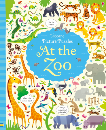 9781805077732 Usborne Book and Jigsaw At the Zoo [2]