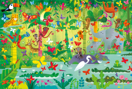9781805077848 Usborne Book and Jigsaw In the Jungle [1]