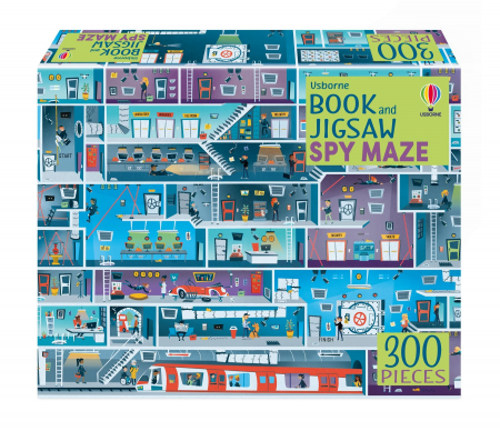 Puzzle - 9781803705071 Usborne Book and Jigsaw Spy Maze