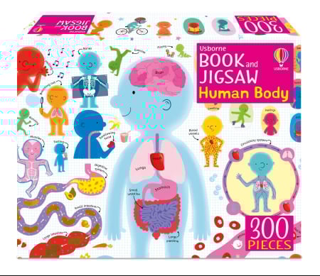 Puzzle - 9781805077909 Usborne Book and Jigsaw Human Body