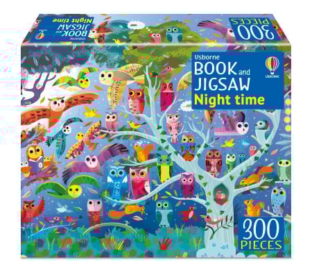 Puzzle - 9781805077725 Usborne Book and Jigsaw Night time