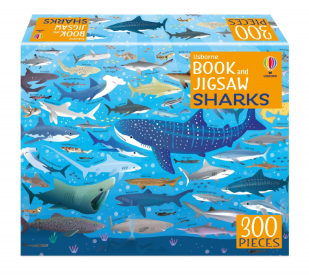 Activitati Usborne - 9781805079897 Usborne Book and Jigsaw Sharks