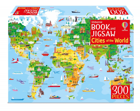 Activitati Usborne - 9781805316558 Usborne Book and Jigsaw Cities of the World