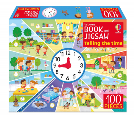 Puzzle - 9781805312932 Usborne Book and Jigsaw Telling the Time