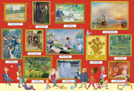 9781803707884 Usborne  Book and Jigsaw Art Gallery [1]