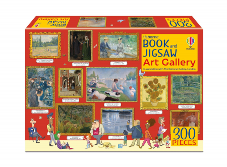 Puzzle - 9781803707884 Usborne  Book and Jigsaw Art Gallery
