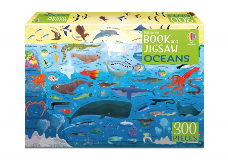 Puzzle - 9781805077954 Usborne Book and Jigsaw Oceans