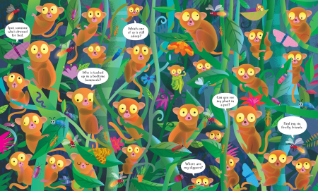 Puzzle + carte "Book and Jigsaw In the Jungle", 100 de piese, Usborne [4]