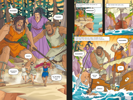 9781801310284 Usborne The Odyssey Graphic Novel [3]