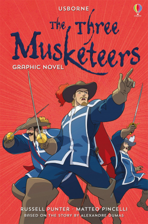 Povesti ilustrate & romane - 9781474938112 Usborne Three Musketeers Graphic Novel