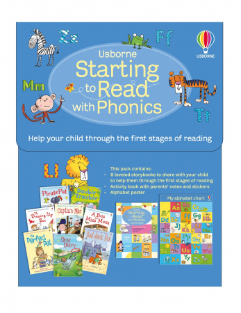 Povesti ilustrate & romane - 9781836040521 Usborne Starting to Read with Phonics