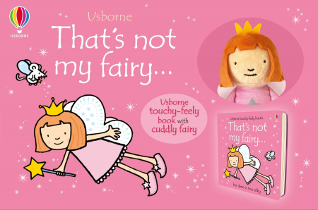 Carti senzoriale pentru bebe - 9781474989091 Usborne That's not my fairy book & toy