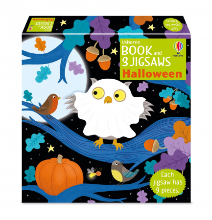 Puzzle - 9781803708218 Usborne Book and 3 Jigsaws: Halloween