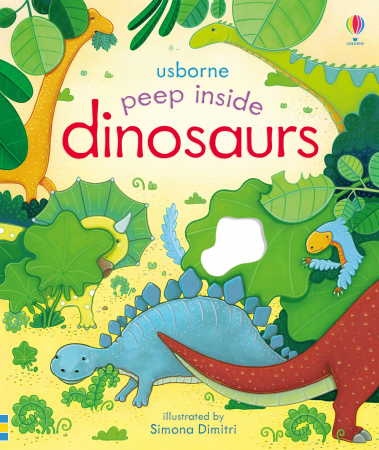Carti cu clapete - Carte cu clapete "Peep inside Dinosaurs", Usborne