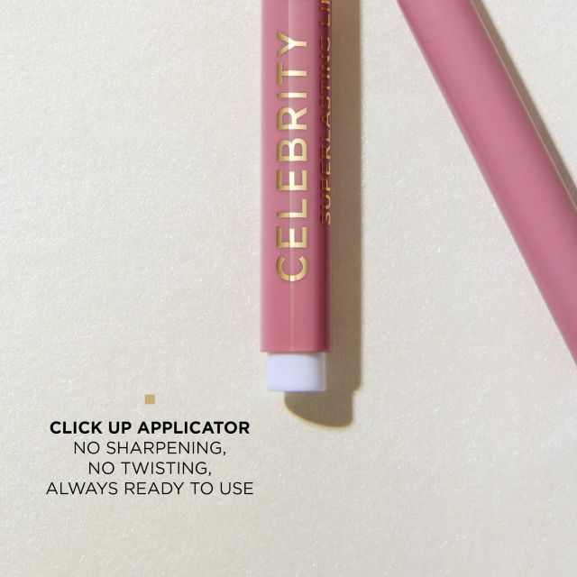 Creion de buze Click-up 01 pink frosting Celebrity Nudes Superlasting Lipliner Eveline [4]