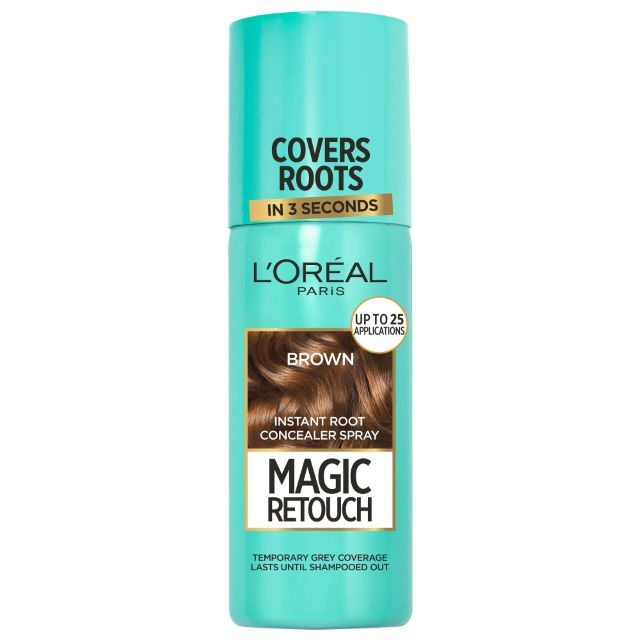 Spray Instant pentru Camuflarea Radacinilor Crescute Brown Magic Retouch L’Oreal 75 ml [1]