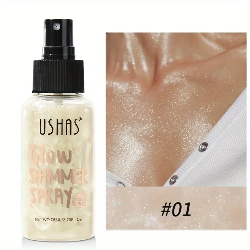 1 GLOW SHIMMER SPRAY Ushas [3]
