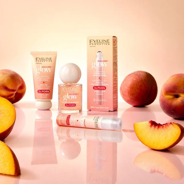 Ser concentrat Peach & Berry Glow Glass Skin Serum Eveline 35 ml [2]