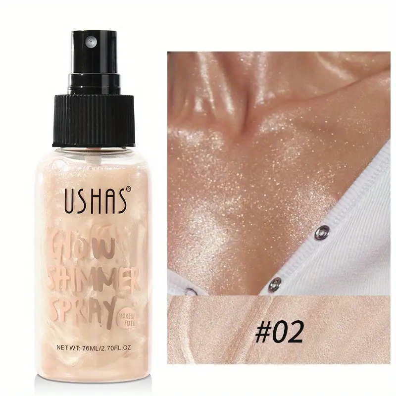 2 GLOW SHIMMER SPRAY Ushas [3]
