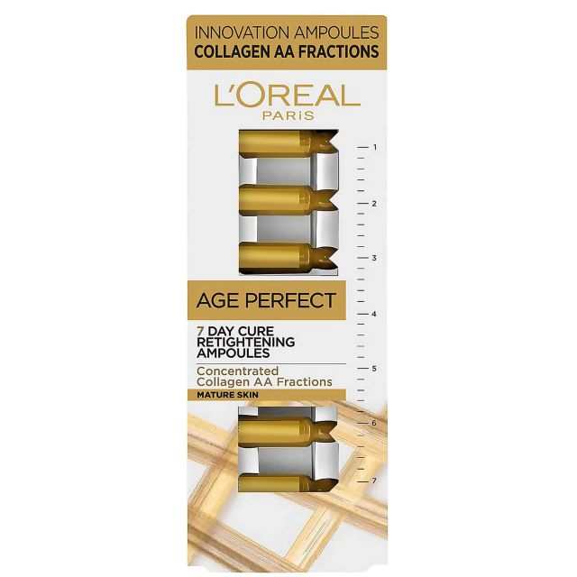Fiole Fermitate Tratament 7 Zile Age Perfect Retightening Collagen Ampoules L'Oréal Paris 7 x 1.3 ml [1]