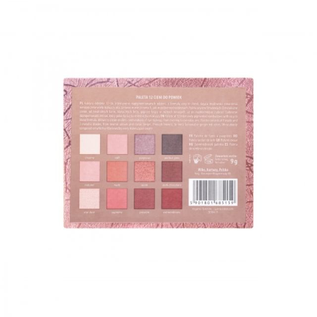 Paleta de fard de pleoape Nude ttitude Wibo 9 g [4]