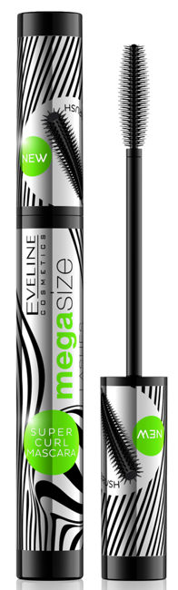 Mega Size Lashes Super Curl Mascara Eveline [1]