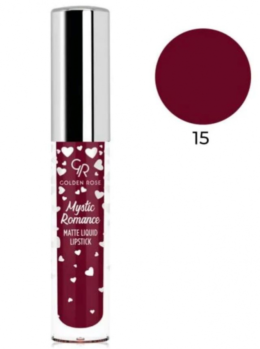 Ruj lichid mat 15 Mystic Romance Golden Rose 4.5 ml [2]