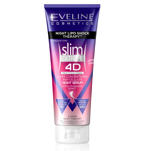 Ser anticelulitic de noapte concentrat cu ultrasunete Slim Extreme 4D Eveline 250 ml [1]