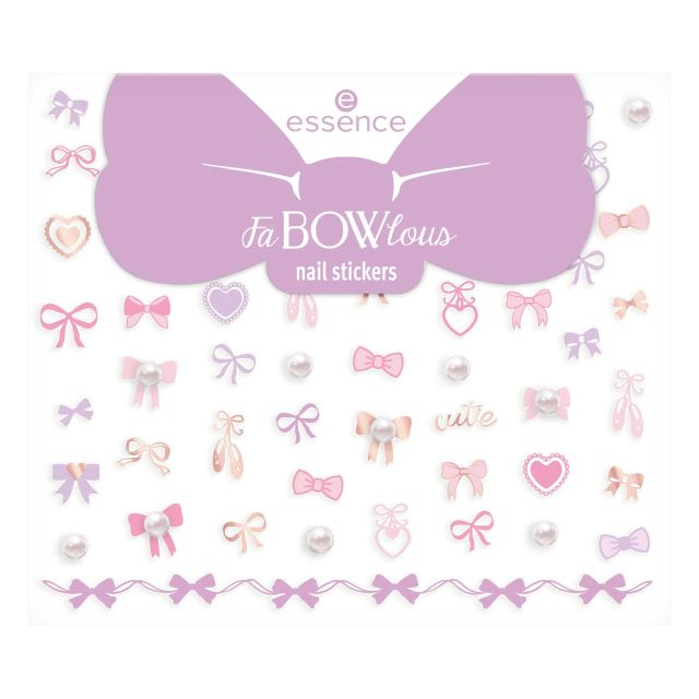 Abtibilduri pentru unghii FaBOWlous Essence 61 buc. [1]