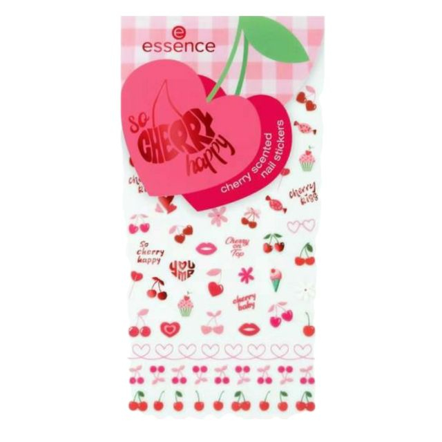 Autocolante pentru unghii cu parfum de cireșe SO CHERRY happy Essence 78 buc. [1]