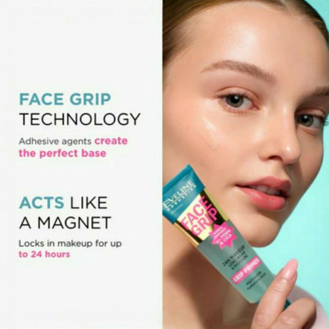 Bază de machiaj gel hidratantă Face Grip Primer Eveline 30 ml [3]