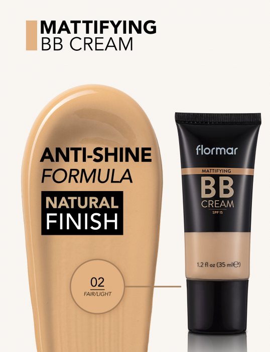 BB Cream Mattifying 02 Fair/Light SPF 25 [3]