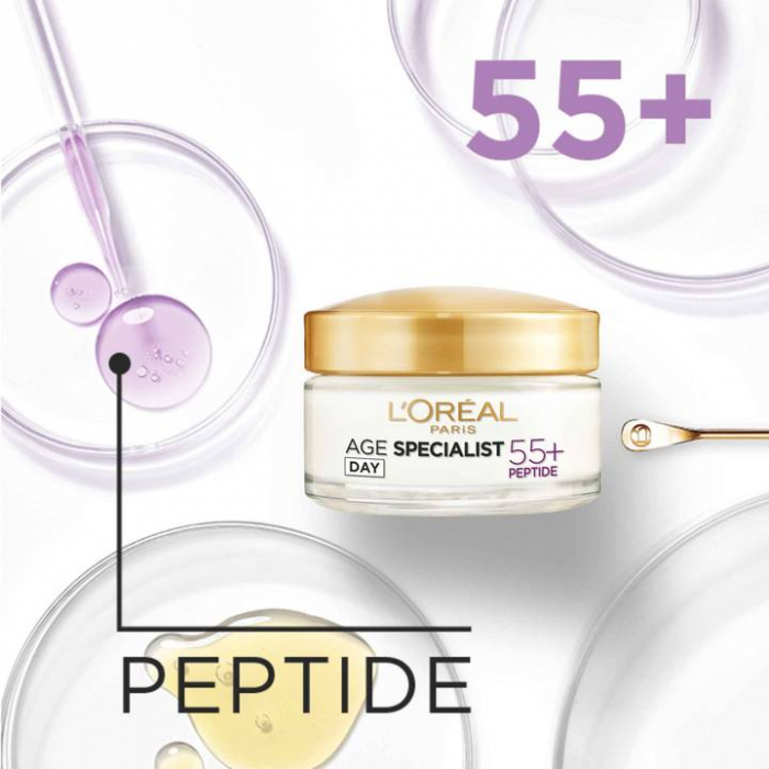 Crema antirid hidratanta pentru fata de zi L'Oreal Paris Age Specialist 55+ [2]