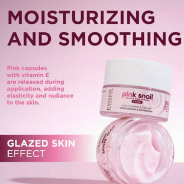 Cremă de zi hidratantă și hrănitoare cu extract de melc roz Eveline 50 ml [3]