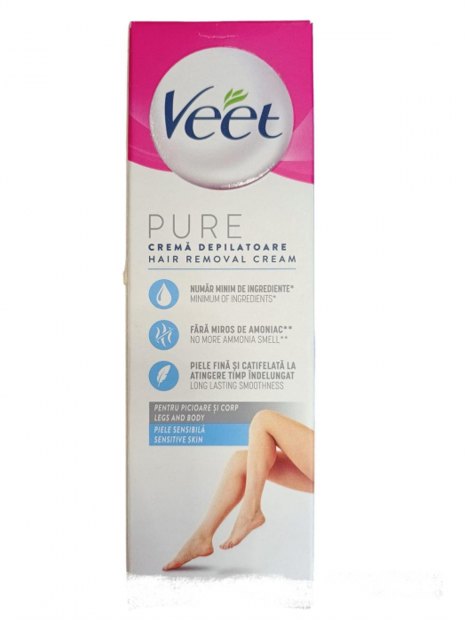 Crema Depilatoare pentru picioare/corp,piele sensibila  Veet [1]