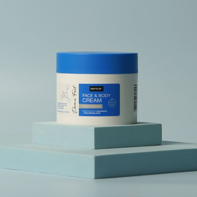 Cremă hidratantă de zi pentru față și corp Derma Fact Sence 300 ml [3]